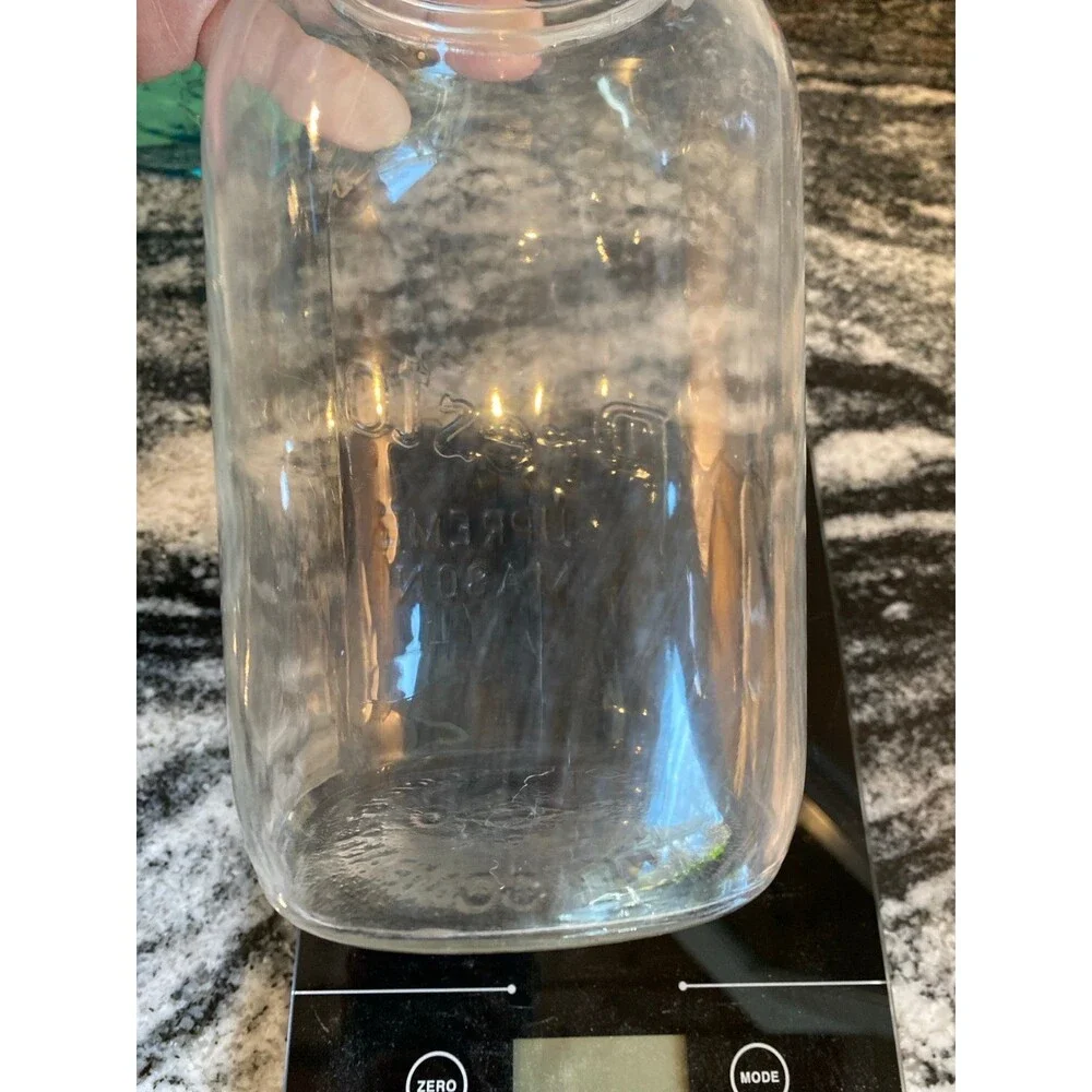 Presto Supreme‎ Glass Mason canning Jar circa 1930-1940